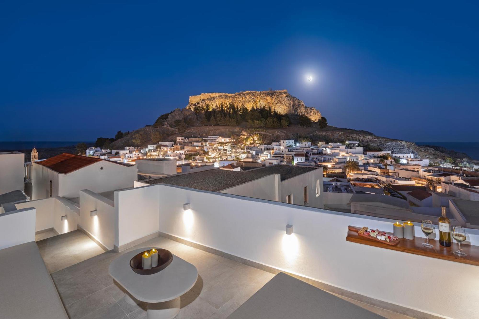 Noema Lindos - Athena Apartment Dış mekan fotoğraf