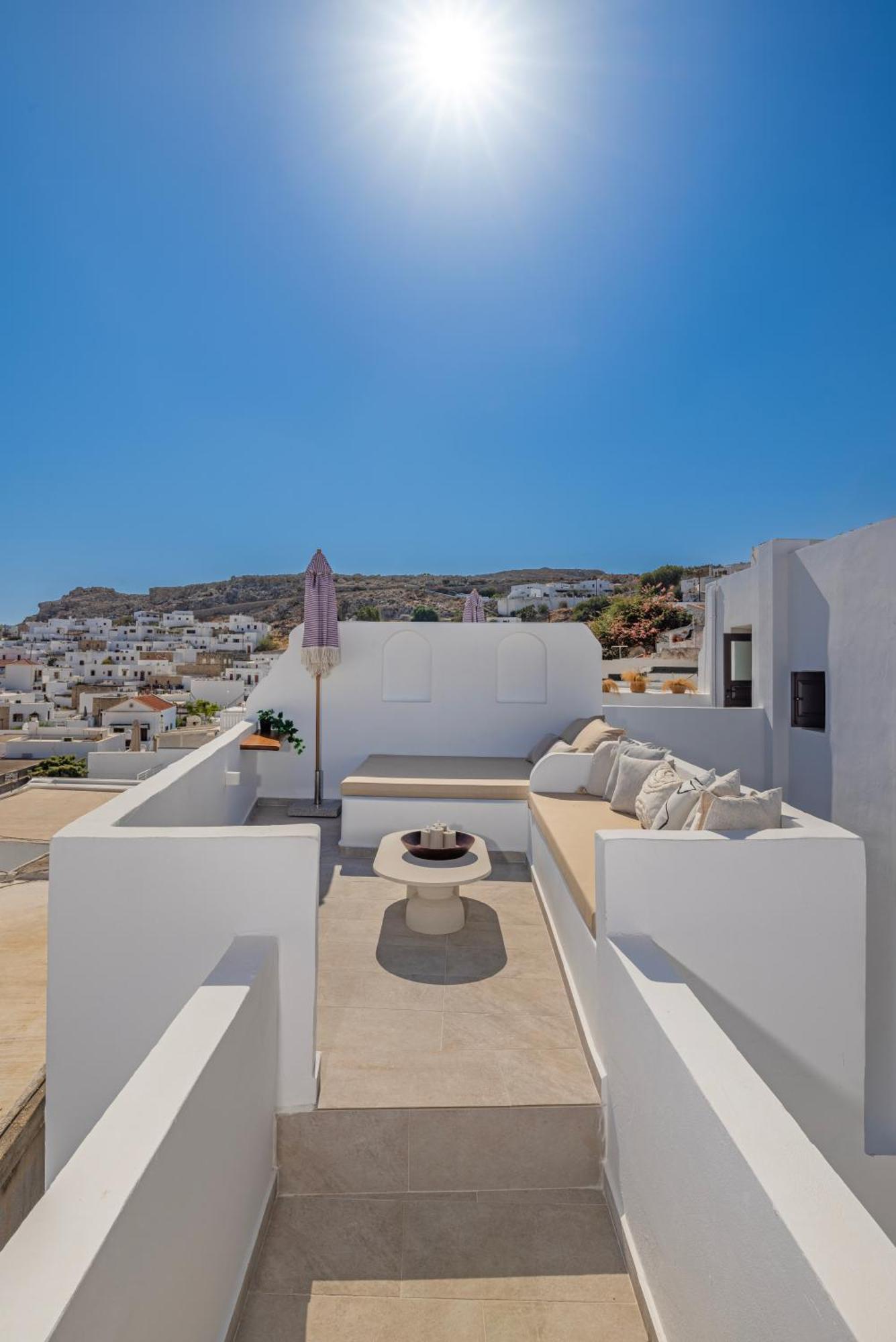 Noema Lindos - Athena Apartment Dış mekan fotoğraf